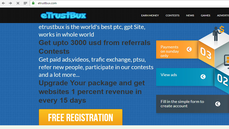 ETrustBux website