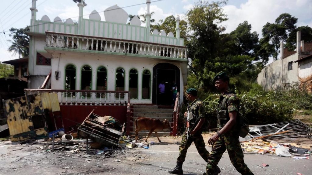 Attack on Sri Lankan mosque