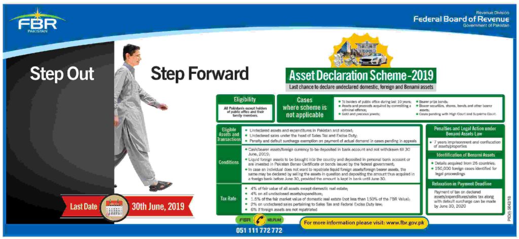 Assets Declaration Scheme 2019