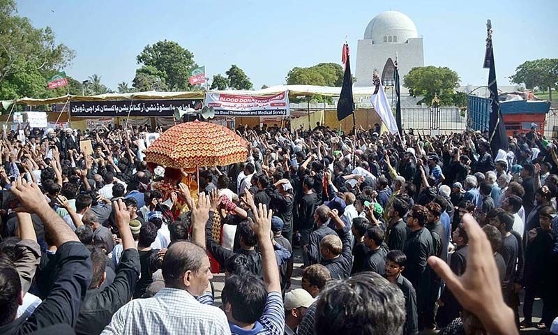 Youm-e-Ashur processions observed across Pakistan, no incidents reported