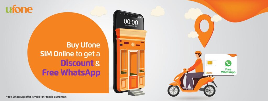 Ufone offering SIM Delivery at Your Doorstep