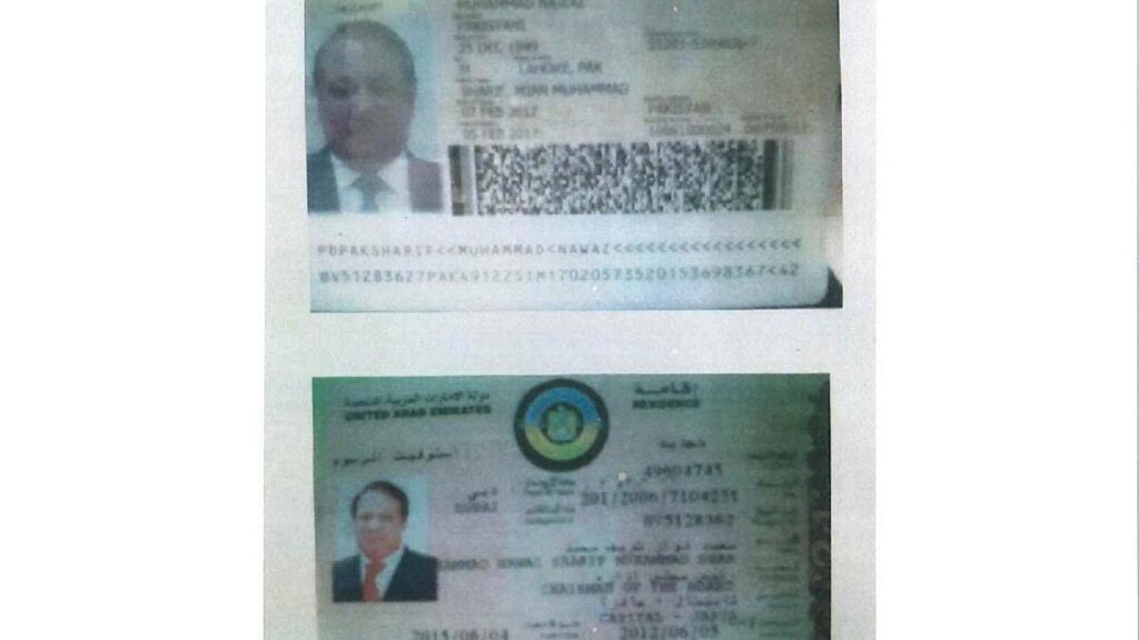 Nawaz Sharif passport